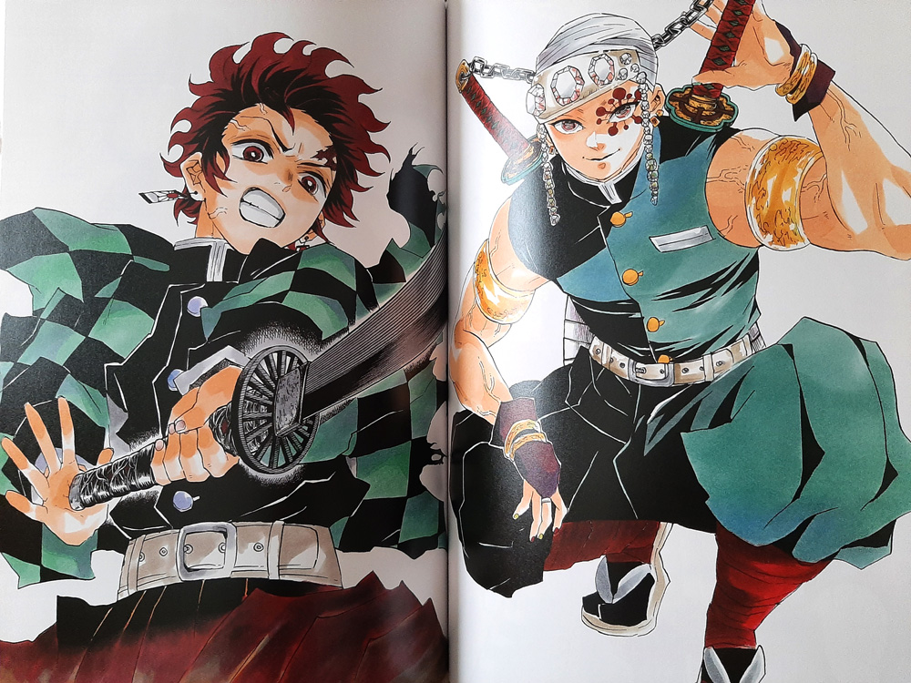 Demon Slayer diamo un'occhiata all'artbook giapponese AnimeClick